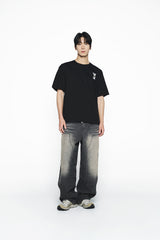 25SS MUGSHOT ALIEN SHORT SLEEVE T-SHIRT BLACK