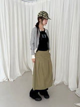 fancy buckle wrap skirt 