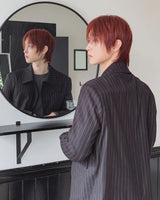 Bonnen Stripe Hidden Button Blazer