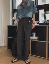 ハッシュロングワイドハーフバンディングスラックス