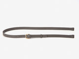 ISLE MINI shoulder leather bag / Mud Grey