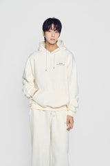 24FW アップサイドダウンロゴナッピングズリーパンツアイボリー
