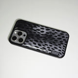 ワイルド リュクス レオパード フォンケース シャドウ(BK_Epoxy)