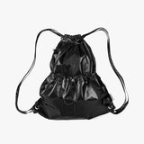METALIC STRING BAG (BLACK)