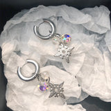 Neon Star Earrings