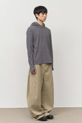 Yen Striped Hooded Top