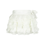 13DE MARZO Bear Lacy Bud Skirt