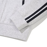 UNION JACK JERSEY ZIP UP - GRAY 