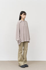 トフィヘンリーネック長袖Tシャツ