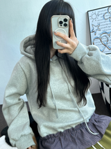 チェックフリルカンカンフーディーTシャツスウェットシャツ💟🤍🖤🩶3カラー