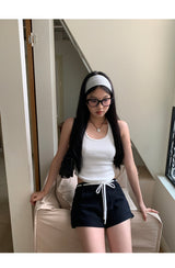 ホワイトリボンハイショートパンツ