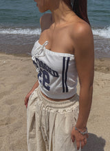 Sunkey Patch Strap Tube Top
