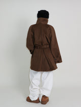 バルマカンシングルアルパカハーフコート (Wool Coat/Winter Coat)