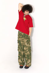 Casual pants with personality, breathable, loose and multi-pocketed for spring and summer.