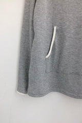 highneck loose waffle hood