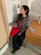 Kitka Stripe Collar Knit