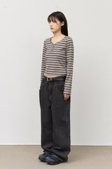 (W) Eden Striped Top