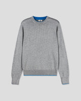(UNISEX) Colorblock Round Knit