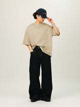 FF ワイドセルビッチデニムパンツ FF