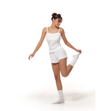 LACE SLEEVELESS- WHITE