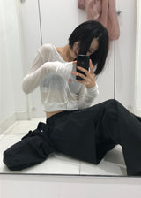 エッセンシャルクロップカーディガン