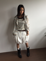Ranel check hoodie (2color)