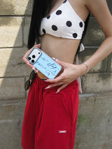 We never left summer phone case (Blue), Mag safe