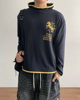 エンブレム クロップ フーディー
