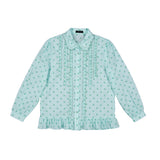 Blair Dot Blouse (mint)