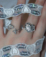 [MADE] melted volume heart ring