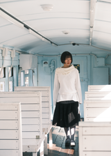 Fluffy Midi Skirt / Black 