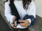 ヴィンテージヘアラッフル - オールドシャツネイビー