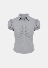 Aveline Bow Puff Blouse