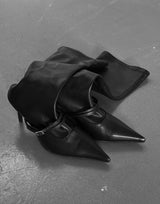 1194スティレットソックスヒールブーツ (8cm)
