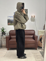 CATION DIAGONAL LINE HOODIE JUMPER