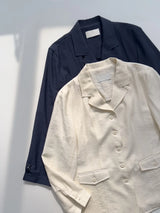 ポルカ レーヨン ルーズ フィット ジャケット