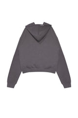 SYMBOL STUD PIGMENT HOODIE CHARCOAL
