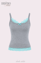 Hot Sagging Lace Sleeveless Top