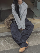 ラオンダートノンフェードバルーンデニムパンツ