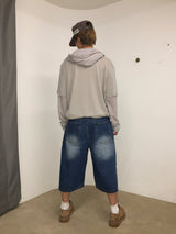 Summer Knit Hooded Layered Long Sleeve (2c)