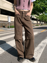 POINT BACK CLIP WIDE PANTS (3C)