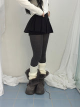 Pleated Layer Skirt Pants