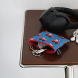 Find Me pattern keyring pouch(mini)