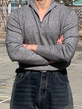 Cash half zip-up knitwear