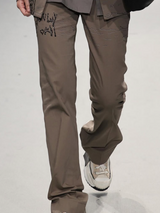 Hand Painted Tree  Trousers