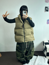オーバービッグカーゴミリタリーバルーンパンツ🖤💚2カラー