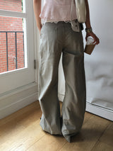 Rivet panel cargo pants