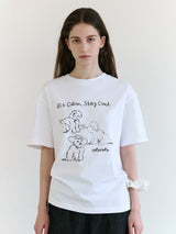 クールフレンズパピーTシャツ ホワイト