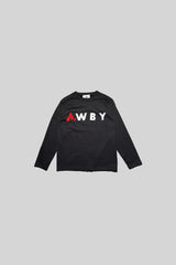 "A"WBY L/S TEE(BLACK)