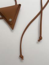 Triangle Leather Strap Belt